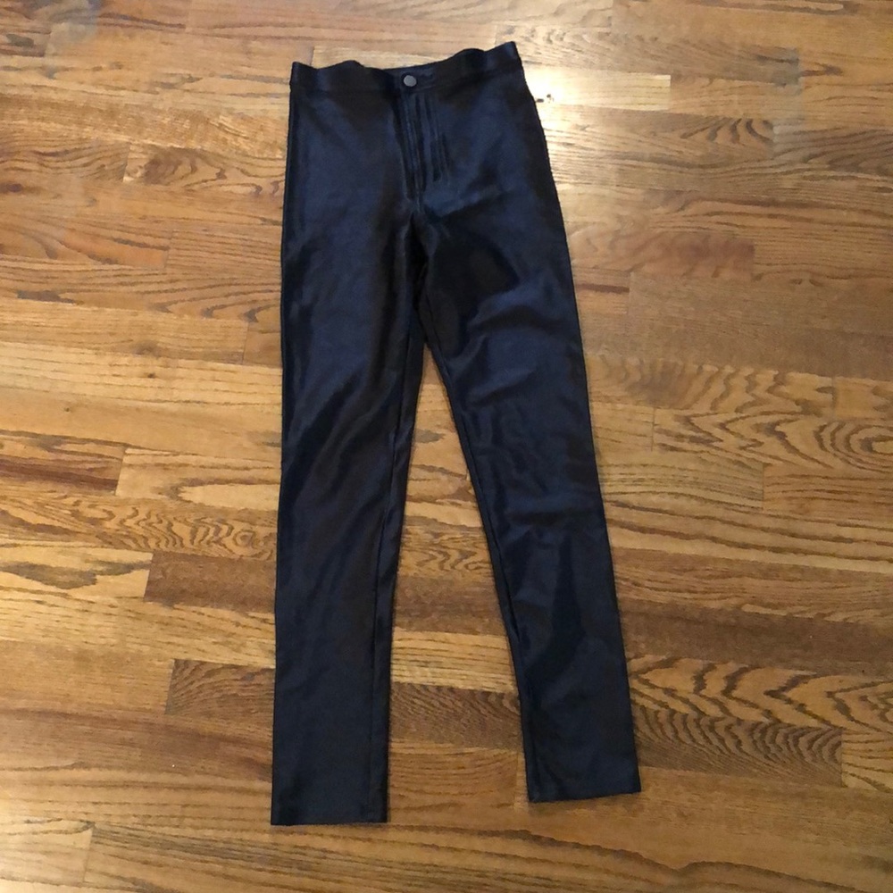 AMERICAN APPAREL black disco pants